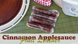 DIY Cinnamon Applesauce Fruit Leather Recipe for Healthy Snacking
