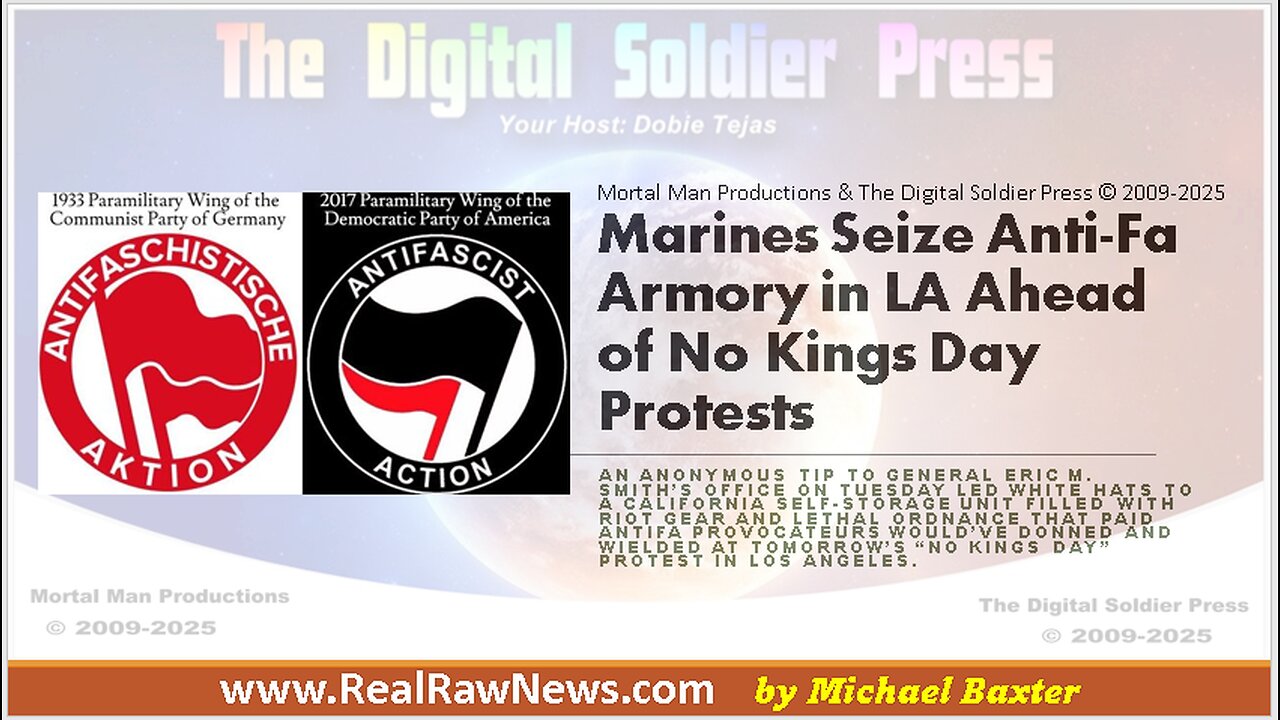 Marines Seize Anti-Fa Armory in LA Ahead of No Kings Day Protests