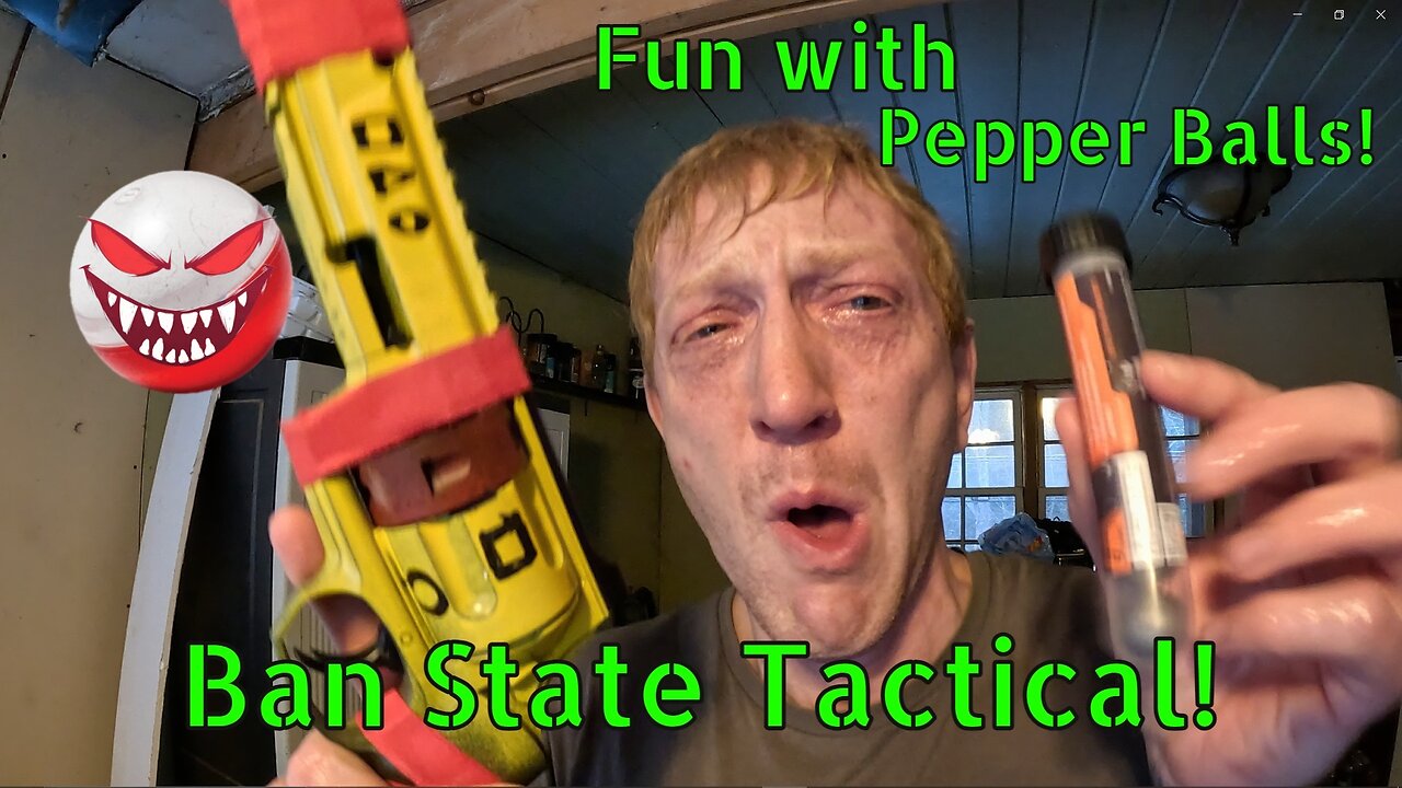 Fun with Pepper Balls! Byrna rounds from Umarex TR-68! (Ban State Tactical)