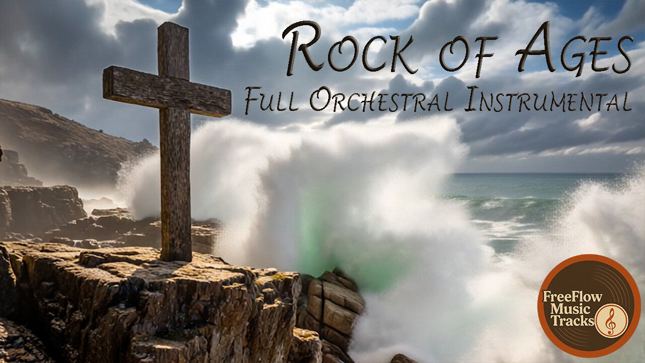 Rock of Ages (Full Orchestral Instrumental) | Public Domain Hymn | FreeFlow Music Tracks