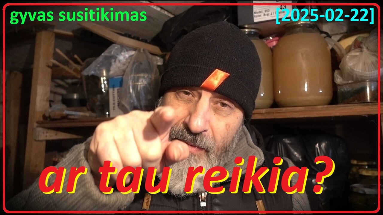 Jei tau tikrai rūpi... (GYVAS SUSITIKIMAS)