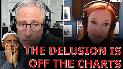 Jon Stewart CHECKS Delusional Jen Psaki Making WILD CLAIMS About Democrats And Joe Rogan!