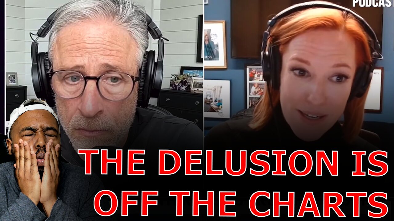 Jon Stewart CHECKS Delusional Jen Psaki Making WILD CLAIMS About Democrats And Joe Rogan!