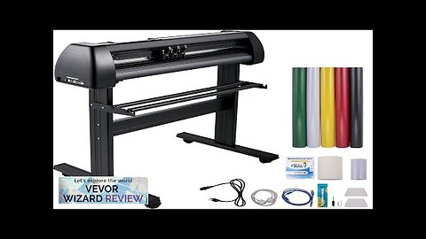 VEVOR Vinyl Cutter Machine 28inch Vinyl Plotter LCD Display Plotter Cutter Adjustable Review