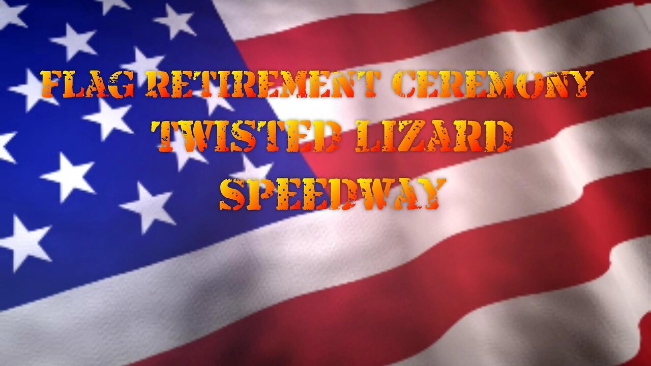 Twisted Lizard Speedway Flag Retirement