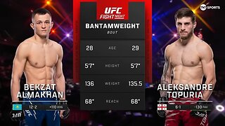 BLOODY WAR! | Bekzat Almakhan vs. Aleksandre Topuria | Fight Highlights