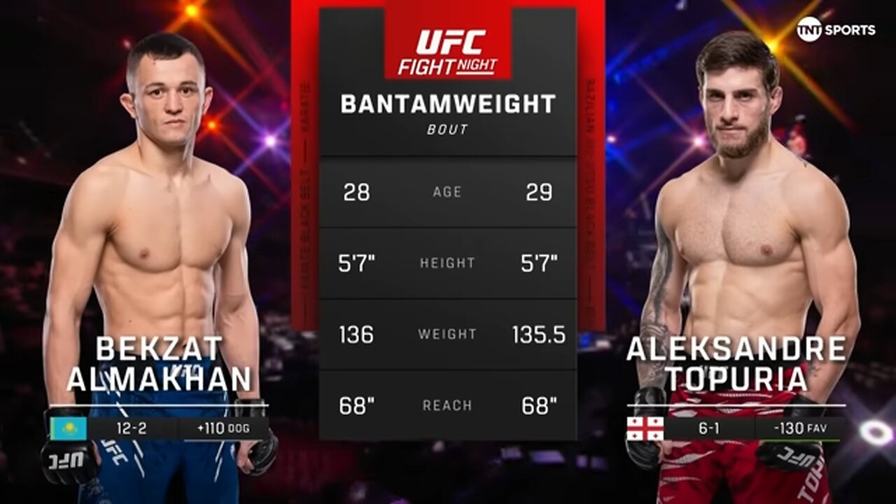 BLOODY WAR! | Bekzat Almakhan vs. Aleksandre Topuria | Fight Highlights