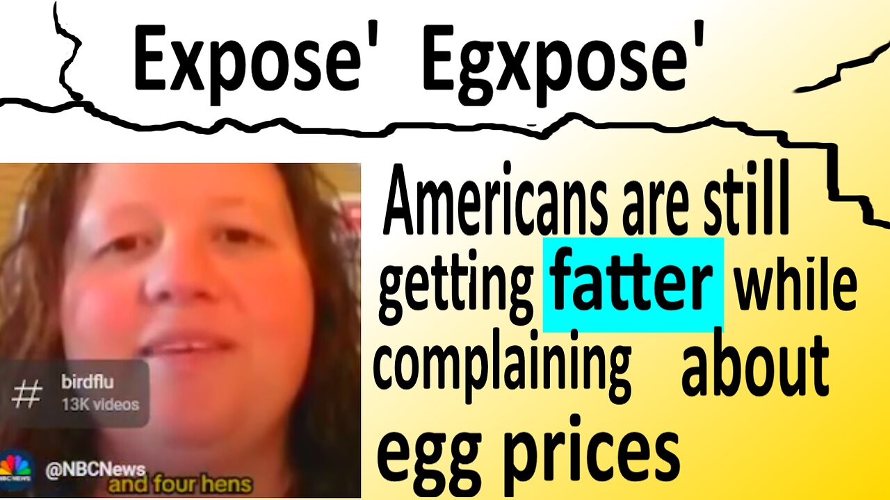 How Pres. Trump will lower egg prices & fix weight-loss drug costs, over-eating and complaining