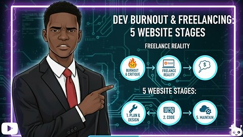 Reacting to Dev Burnout, Freelancing & The 5 Stages of Building a Website