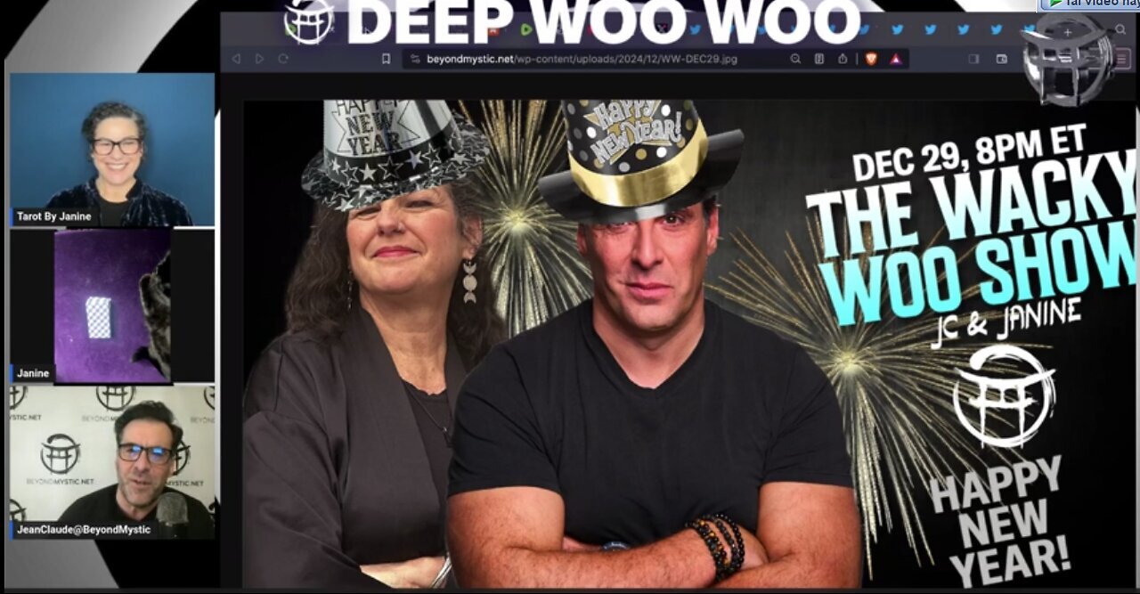 🌀 THE WACKY WOO SHOW- HOLIDAY REPORT with JANINE & JC - DEC 29