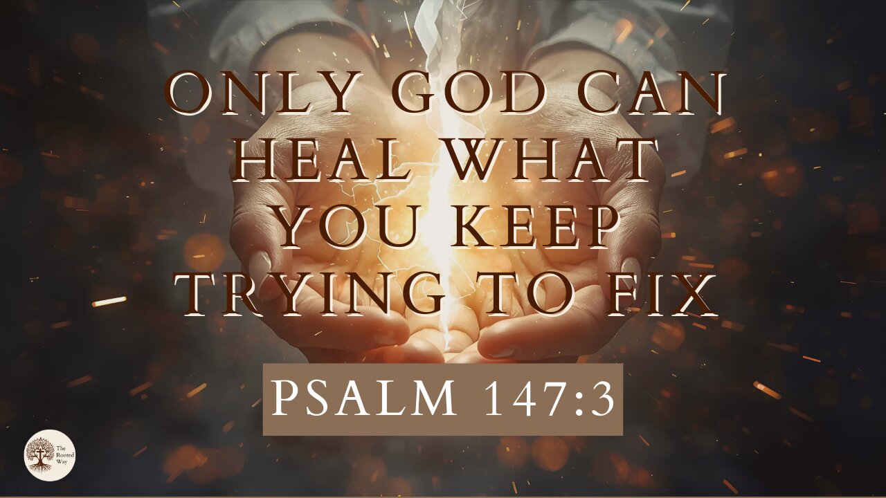 Only God Can Heal What You Keep Trying to Fix Psalm 147:3