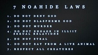 Noahide Laws of the Antichrist