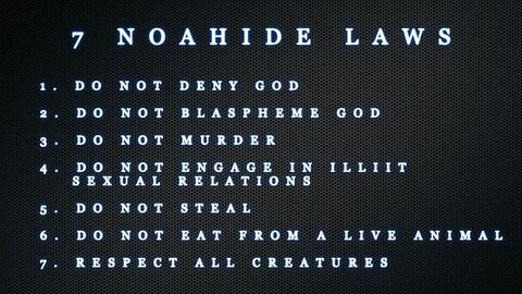 Noahide Laws of the Antichrist 