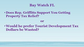 Rep. Griffitts Homesteaded Property Owners Deserve Tax Relief