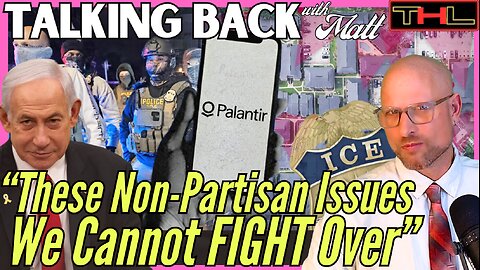 TALKING BACK with Matt | Dems are Against ICE, but if it were Biden/Kamala they'd be CHEERING 'em on