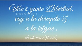 Tengo una vida tan grande y es libertad. Desde el cielo voy a la derecha o a la izquierda, oh oh woo
