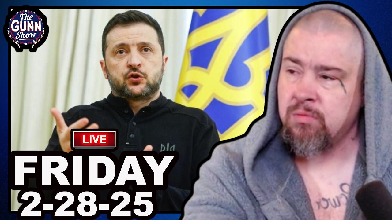 LIVE: Zelensky in America, Epstein Files, & End of the Month | The Gunn Show (2/28/25)