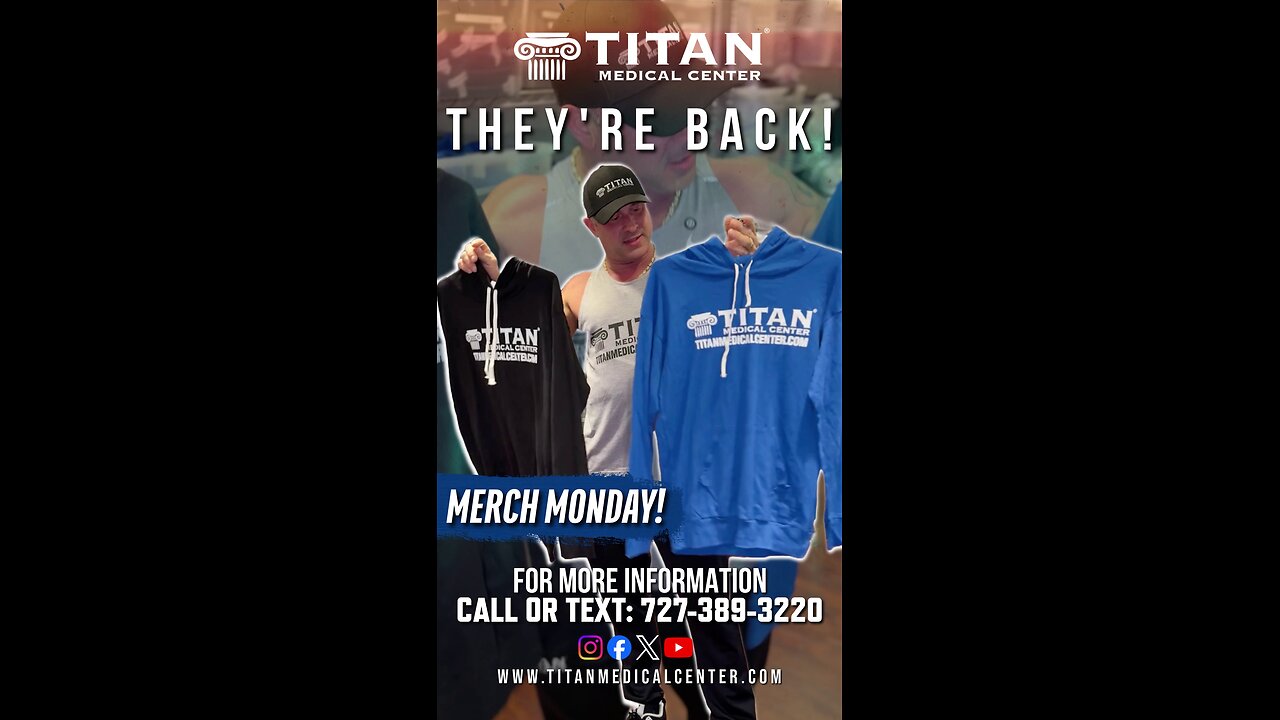 #TitanMedical #Merch Monday: Black #Hoodie & Blue #Hoodie!