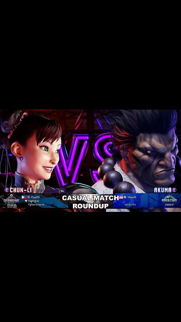 Kuya Kalbo SF6 Casual Match Roundup. Chun Li 4 star Diamond Rank [Hori Fight Stick]