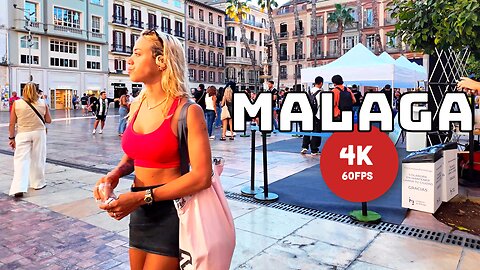 MALAGA Sunset & Night City WALKING TOUR SPAIN Costa del Sol Andalusia