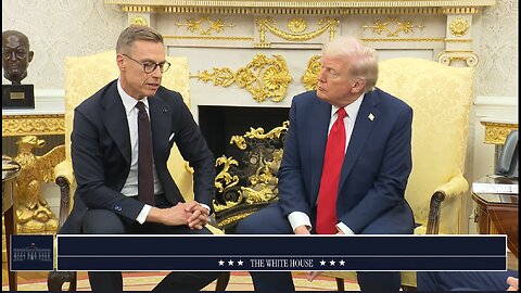 President Trump Participates in a Bilateral Meeting with the President of the Republic of Finland