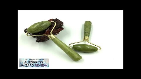 Natural Jade Massage Roller Guasha Board SPA Scraper Stone Facial Anti-wrinkle Treatment Review