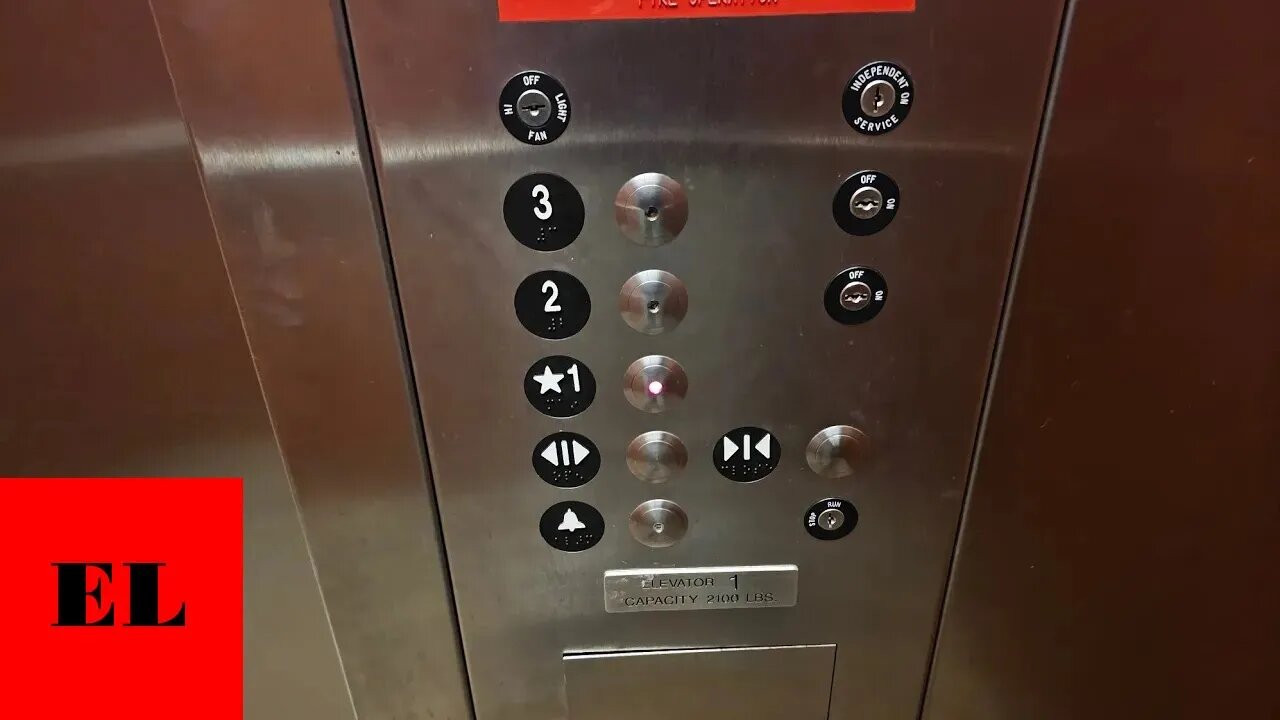 Simple Thyssenkrupp Oildraulic Hydraulic Elevator - LRU Mauney Hall (Hickory, NC)
