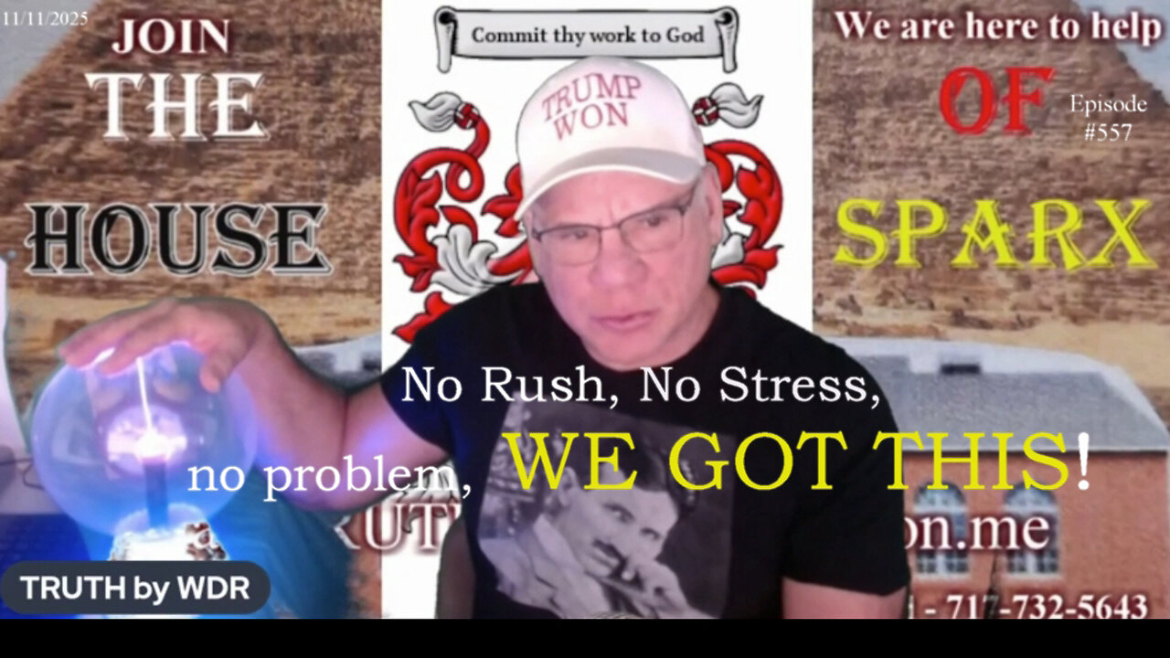 No Rush, no Stress, no problem, WE GOT THIS! - TRUTH by WDR -Ep. 557