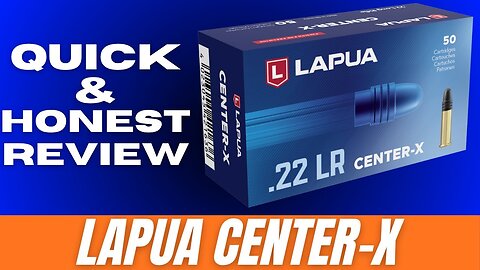 Lapua Center-X 22lr Ammo