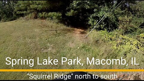 Spring Lake Park MTB trail - "Squirrel Ridge" north to south