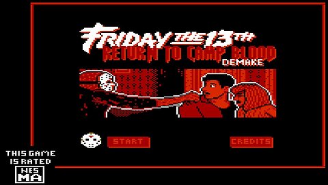 Friday the 13th: Return To Camp Blood Demake (Full Playthrough/All Easter Eggs)