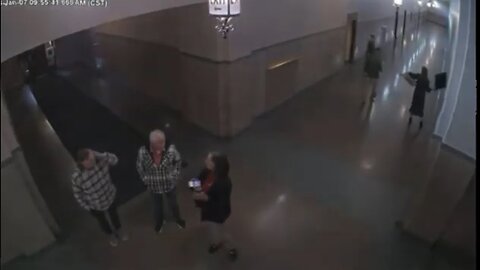 Nebraska Senator Machaela Cavanaugh Caught on Capitol Security Footage Removing Founders Portraits