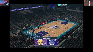 Basket Hoops 2025-2026: Game #29 [Los Angeles Lakers at Charlotte Hornets]