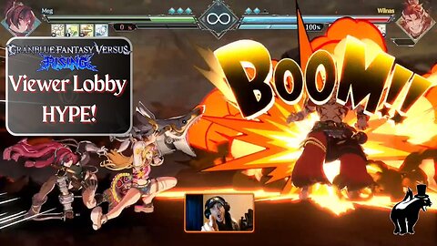 GranBlue Fantasy Versus Rising Viewer Hype Lobby