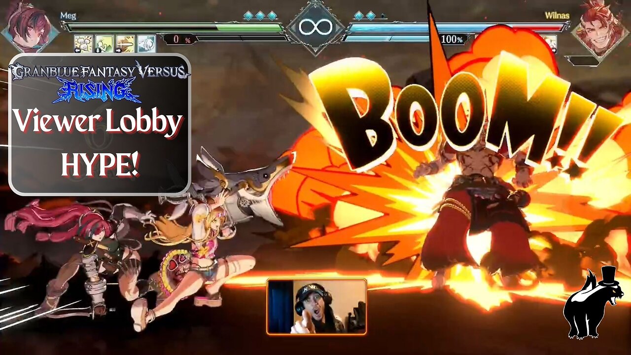 GranBlue Fantasy Versus Rising Viewer Hype Lobby