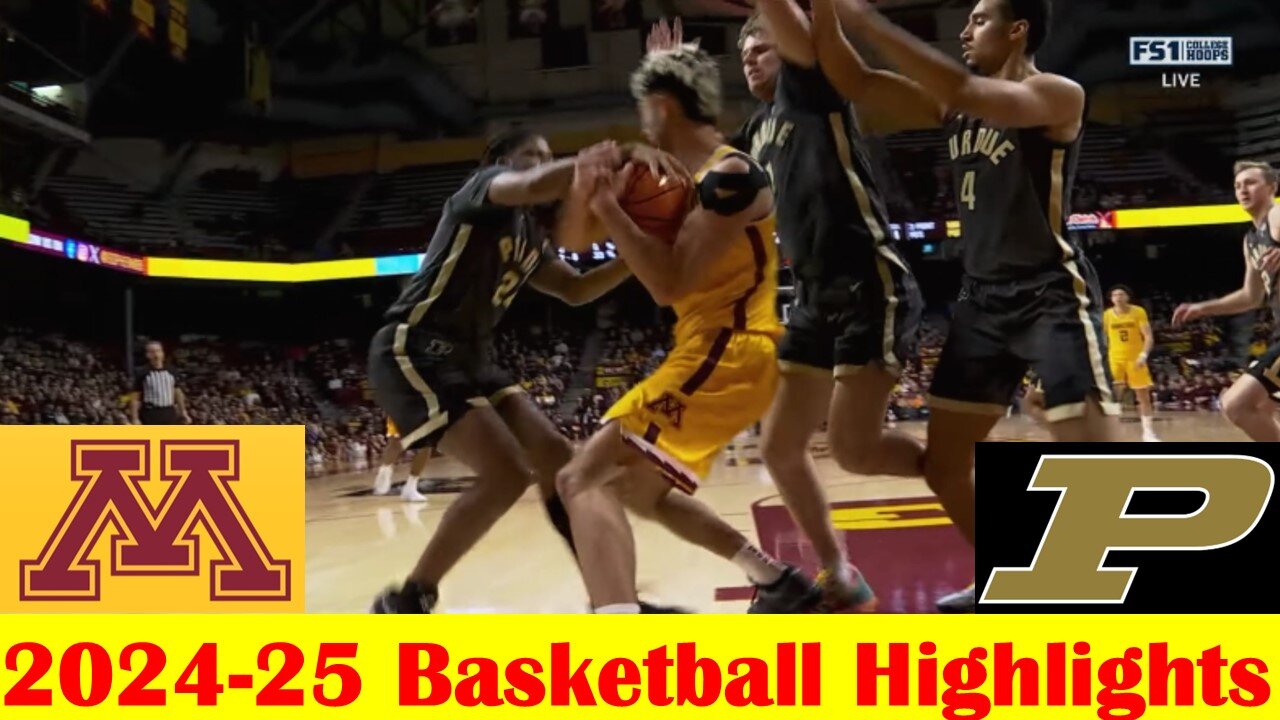 #20 Purdue vs Minnesota Basketball Game Highlights 1 2 2025