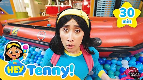 Learn with Tenny at Indoor Playground _ Educational Videos for Kids _ Hey Tenny!