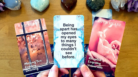 THIS PERSON IS ABOUT TO BECOME CRYSTAL CLEAR ABOUT THEIR FEELINGS!!! ♥️ (LOVE TAROT CARD READING) 🔮