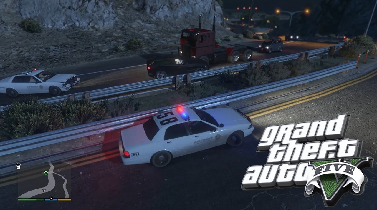 GTA 5 Police Pursuit Driving Police car Ultimate Simulator crazy chase #101