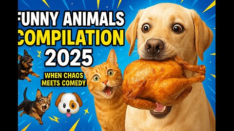 Funny Animals Compilation 2025 – When Chaos Meets Comedy 🐶😹