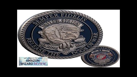 USMC Marine Corps Gifts for Men USMC Challenge Coin Semper Fidelis Release Review