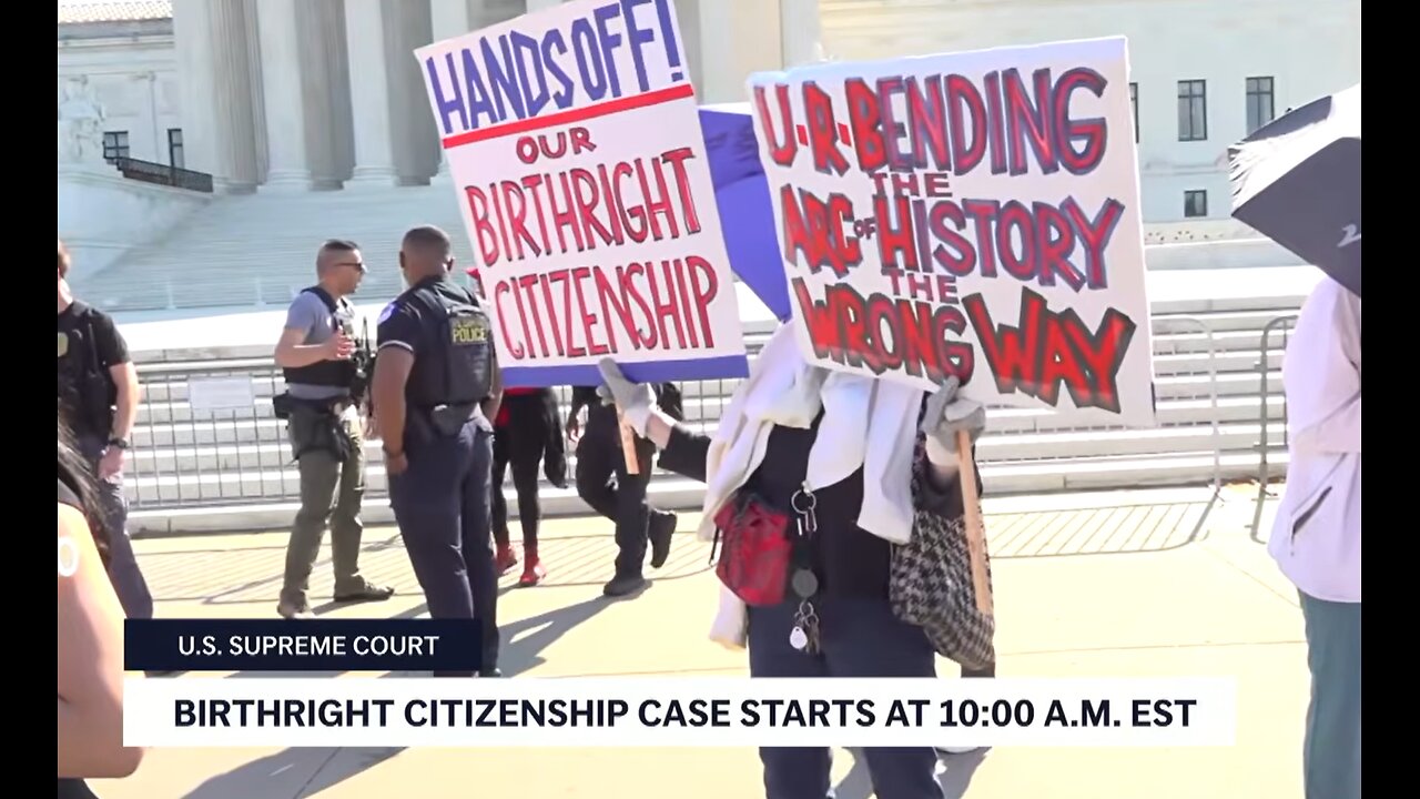 LIVE: Supreme Court hears arguments on birthright citizenship