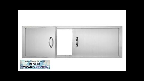 VEVOR BBQ Access Door 34W x 19H Inch Double Outdoor Kitchen Door Review