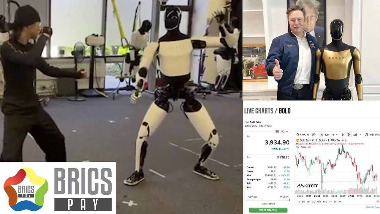 BRICS | Is Authority Shifting from U.S. Dollar to BRICS Pay While Authority Is Shifting from Humans to Artificial Intelligence? + China to Launch 4 New Gold Hubs In Preparation for Global Reset? $3,934 Gold? BRICS Pay on the Way?