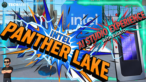 Panther Lake AI Studio Experience with Elgato from #IntelTechTour