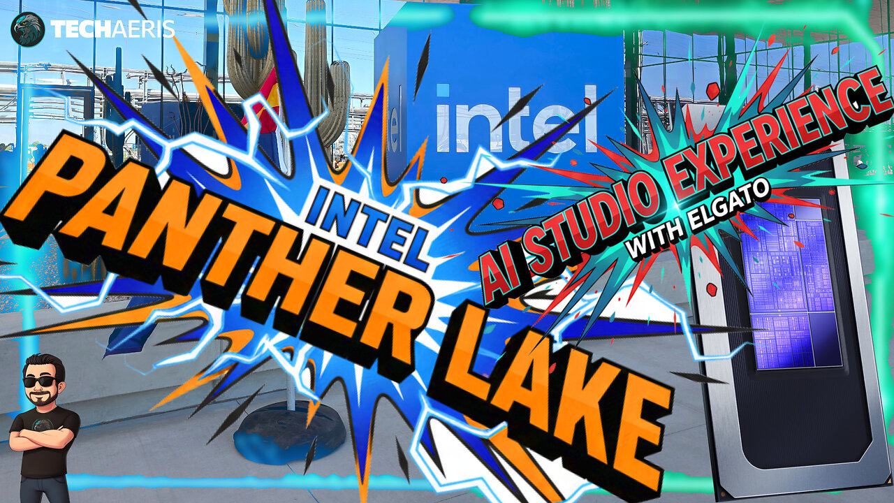 Panther Lake AI Studio Experience with Elgato from #IntelTechTour