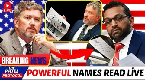 Massie Names 20 Epstein Clients — 67 Seconds Later, Patel's 'No Names' LIE Destroyed Career