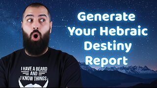 I Generated My Mother's Hebraic Birth Month Report & I Was Speechless!