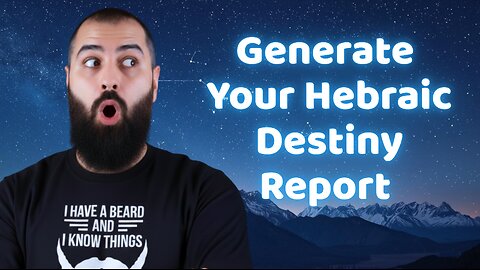 I Generated My Mother's Hebraic Birth Month Report & I Was Speechless!