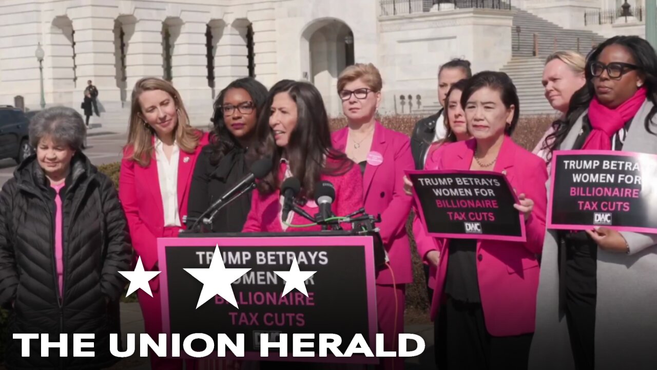 Democratic Women's Caucus Holds a Press Conference on Trump's Joint Session of Congress Address
